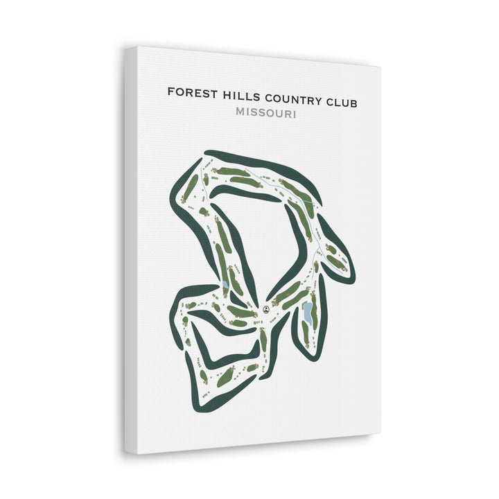 Forest Hills Country Club, Missouri - Printed Golf Courses