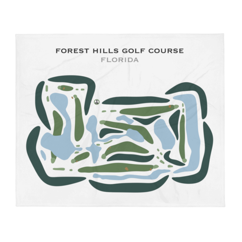 Forest Hills Golf Course, Florida - Printed Golf Courses