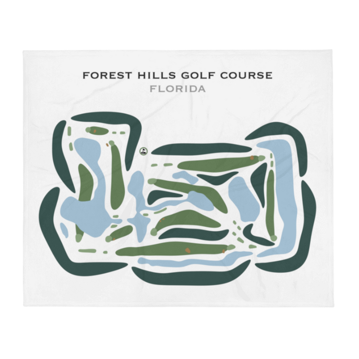 Forest Hills Golf Course, Florida - Printed Golf Courses