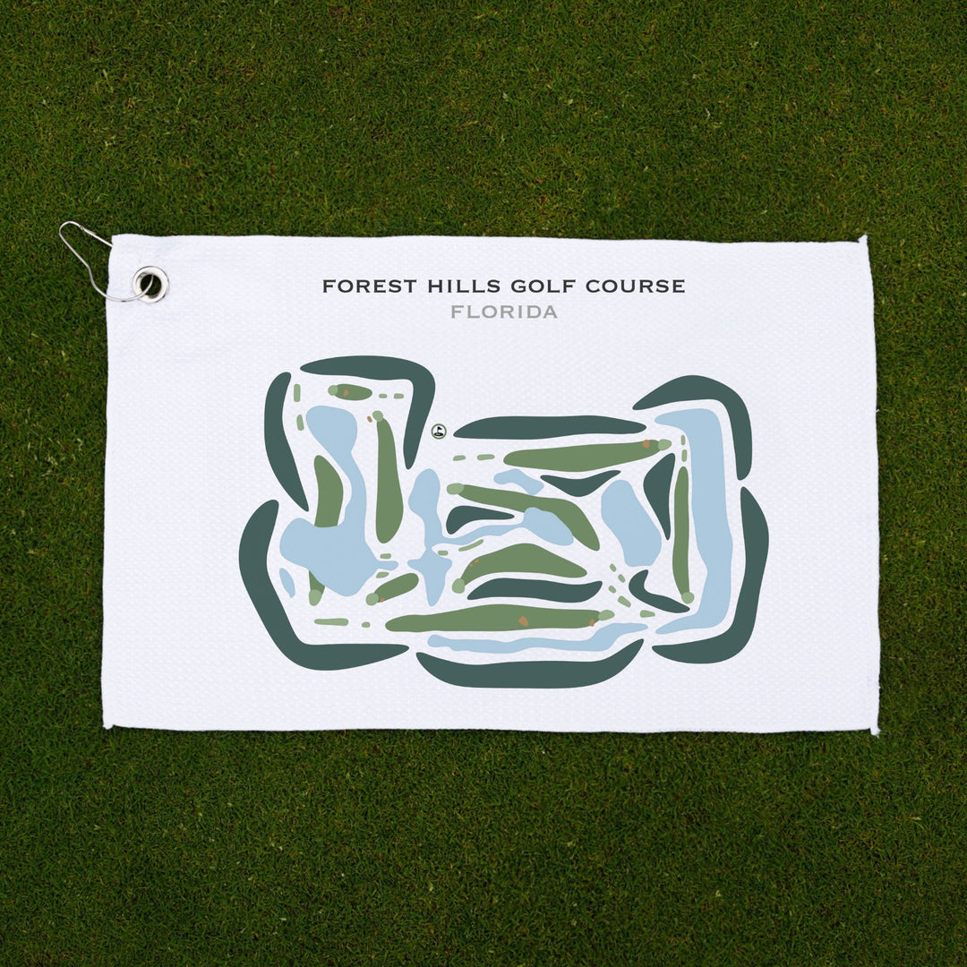 Forest Hills Golf Course, Florida - Printed Golf Courses