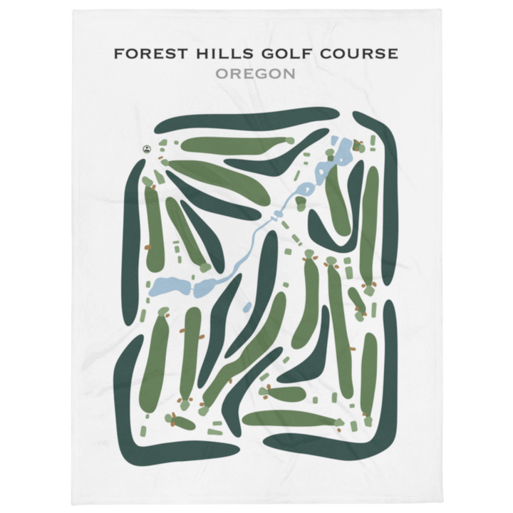 Forest Hills Golf Course, Oregon - Printed Golf Courses