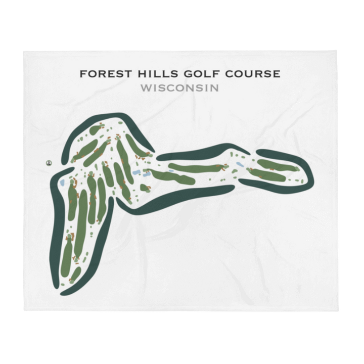 Forest Hills Golf Course, Wisconsin - Printed Golf Courses