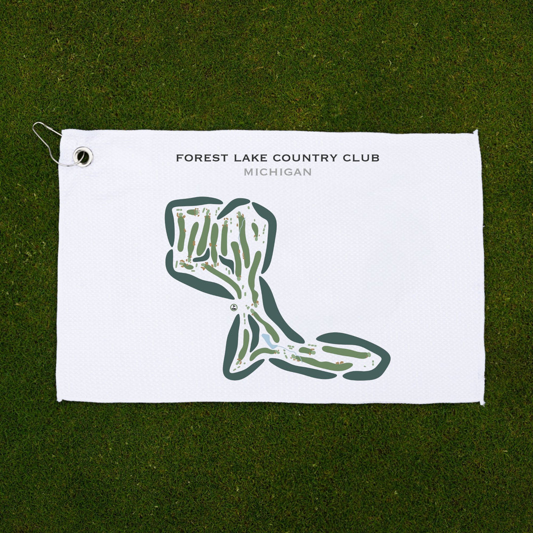 Forest Lake Country Club, Michigan - Printed Golf Courses