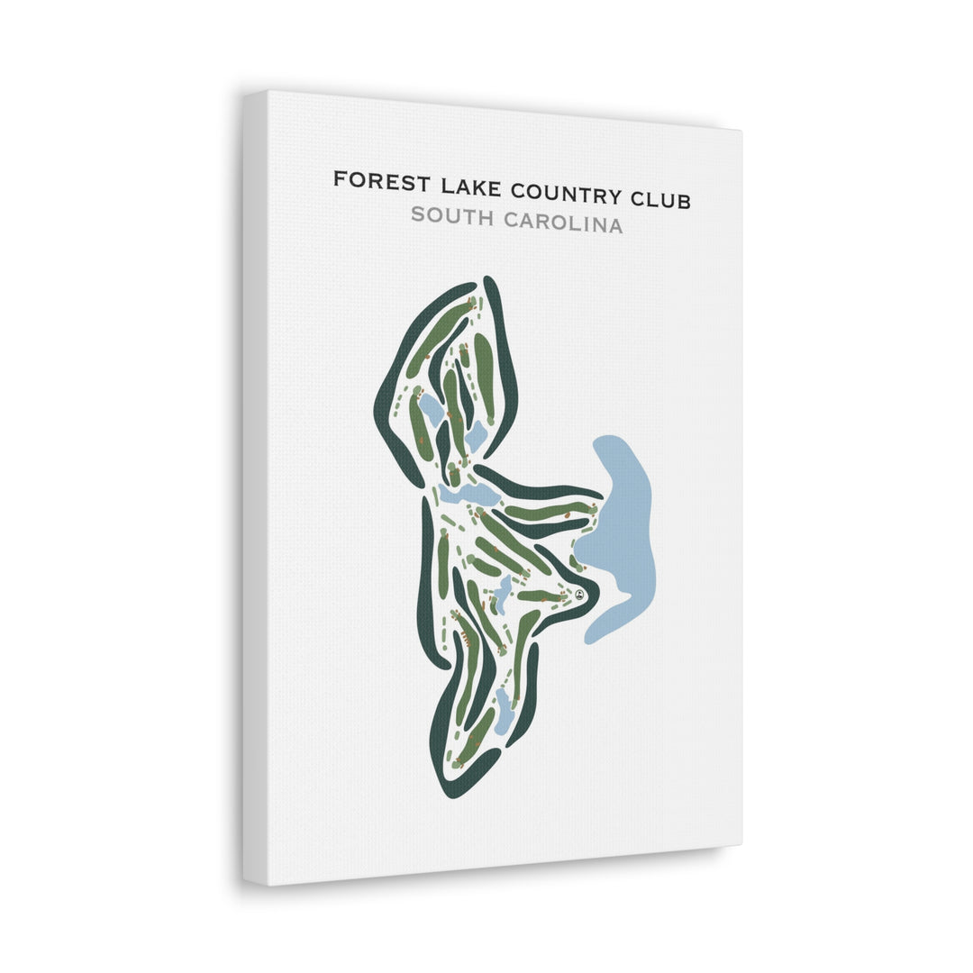 Forest Lake Country Club, South Carolina - Printed Golf Courses