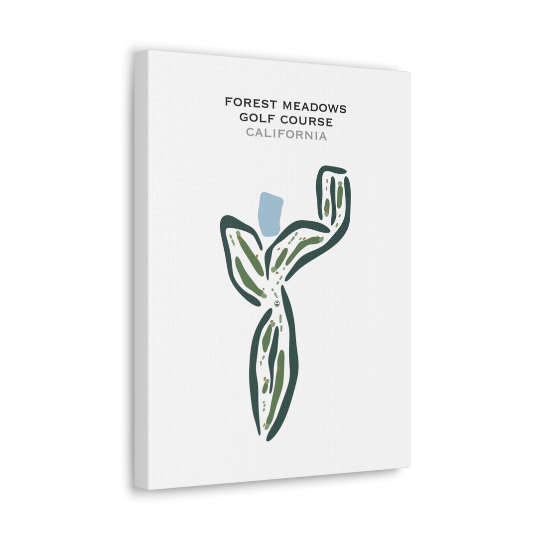 Forest Meadows Golf Course, California - Printed Golf Courses