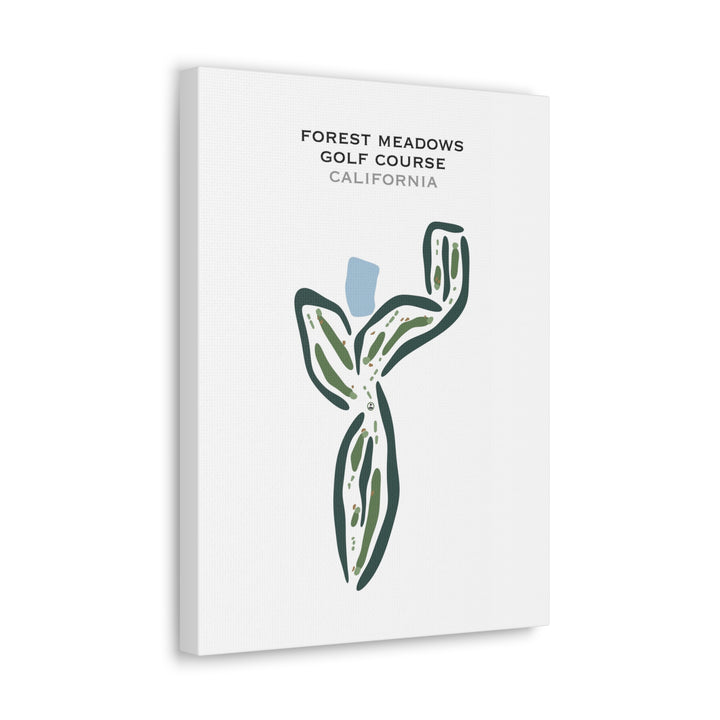 Forest Meadows Golf Course, California - Printed Golf Courses