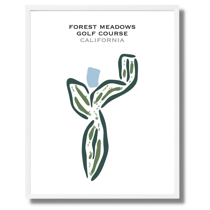 Forest Meadows Golf Course, California - Printed Golf Courses