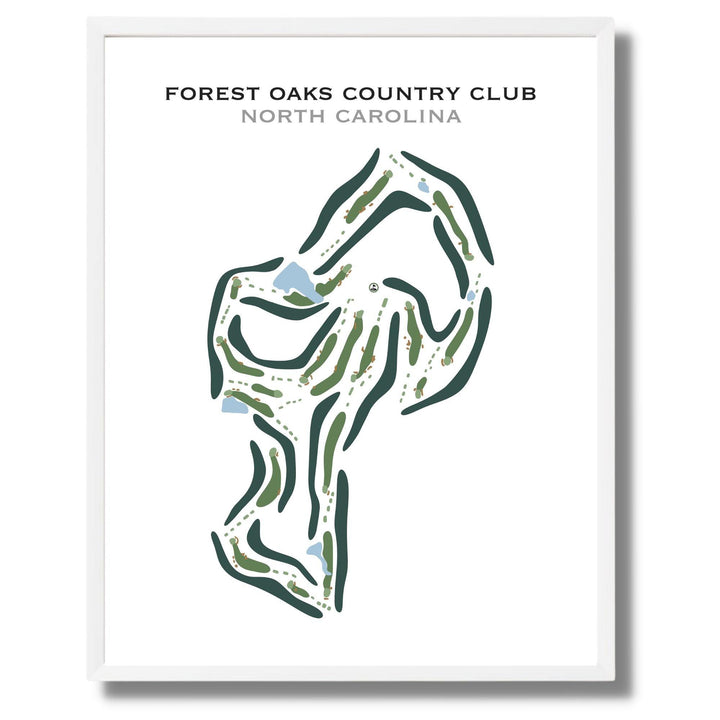 Forest Oaks Country Club, North Carolina - Golf Course Prints