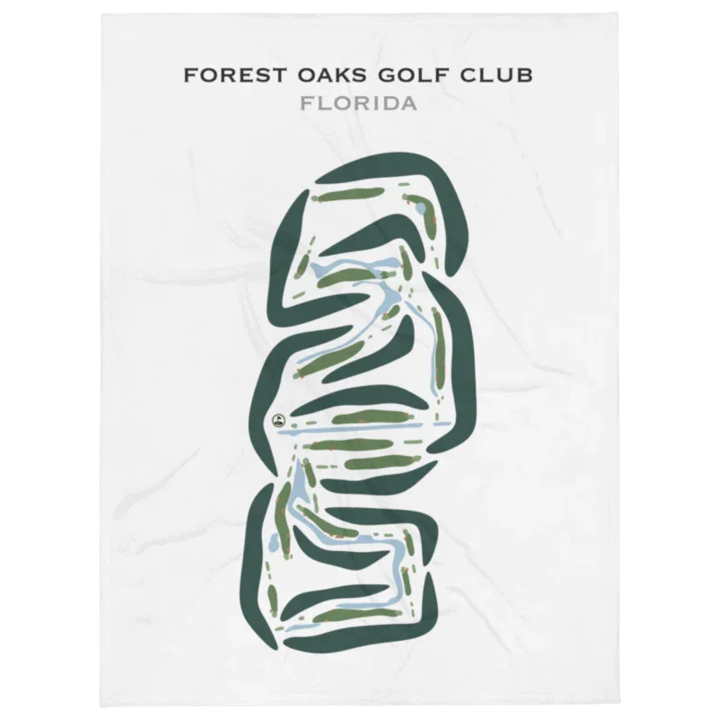 Forest Oaks Golf Club, Florida - Printed Golf Courses