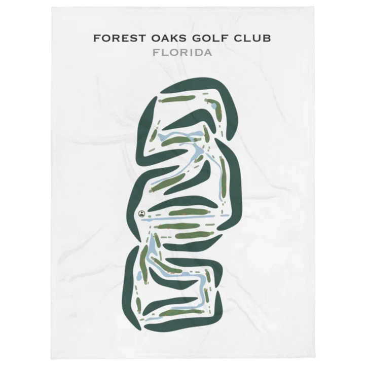 Forest Oaks Golf Club, Florida - Printed Golf Courses