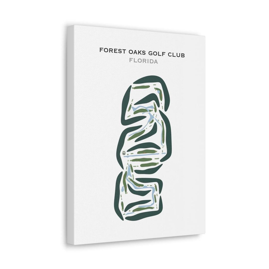 Forest Oaks Golf Club, Florida - Printed Golf Courses