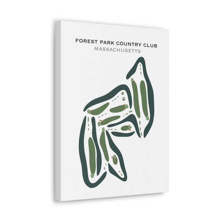 Forest Park Country Club, Massachusetts - Printed Golf Courses - Golf Course Prints