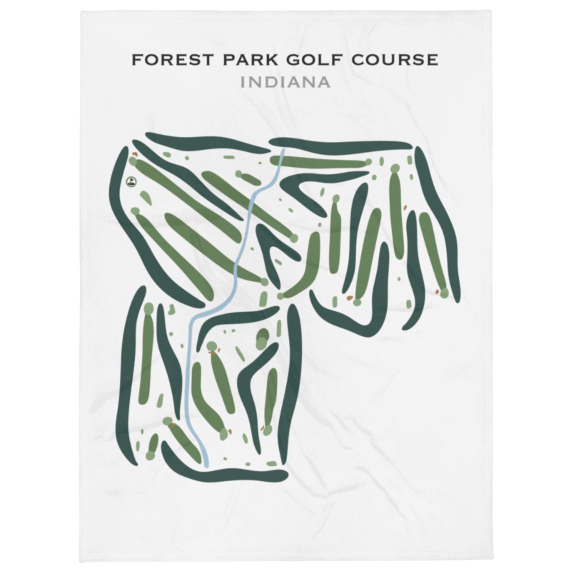 Forest Park Golf Course, Indiana - Printed Golf Courses