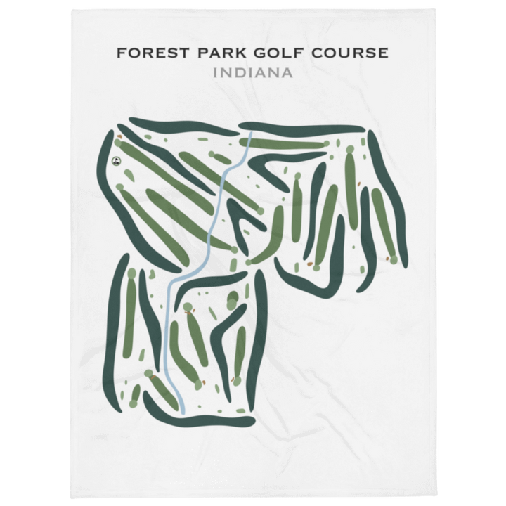 Forest Park Golf Course, Indiana - Printed Golf Courses