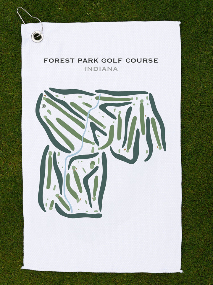 Forest Park Golf Course, Indiana - Printed Golf Courses