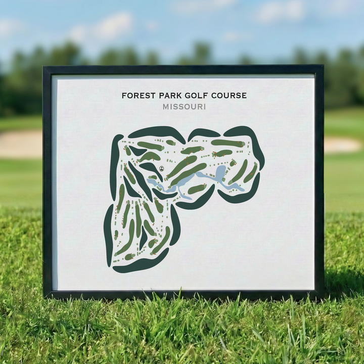 Forest Park Golf Course, Missouri - Printed Golf Courses