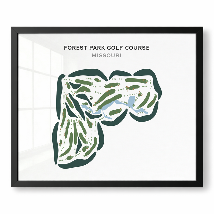 Forest Park Golf Course, Missouri - Printed Golf Courses