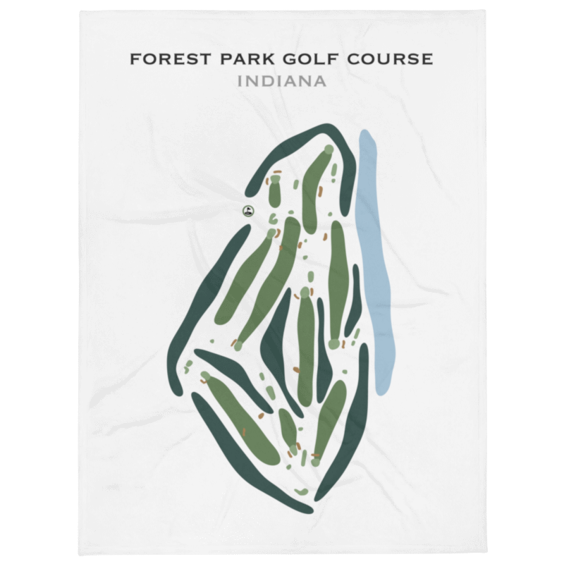 Forest Park Golf Course, Indiana - Printed Golf Courses