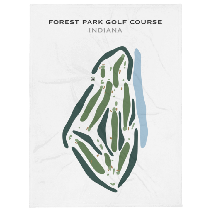 Forest Park Golf Course, Indiana - Printed Golf Courses