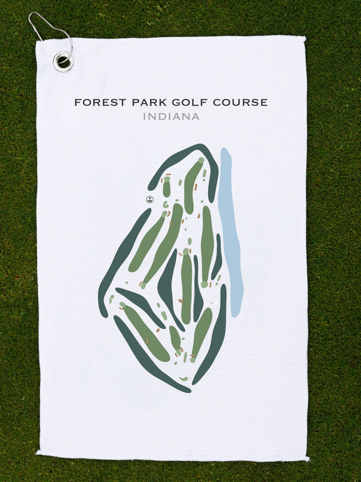 Forest Park Golf Course, Indiana - Printed Golf Courses