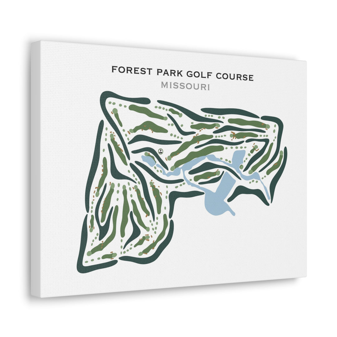 Forest Park Golf Course, Missouri - Printed Golf Courses