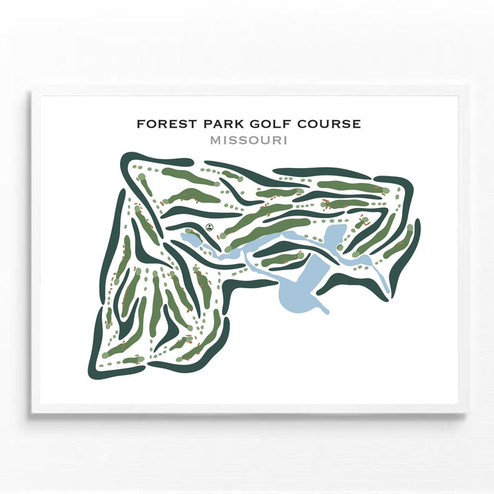 Forest Park Golf Course, Missouri - Printed Golf Courses