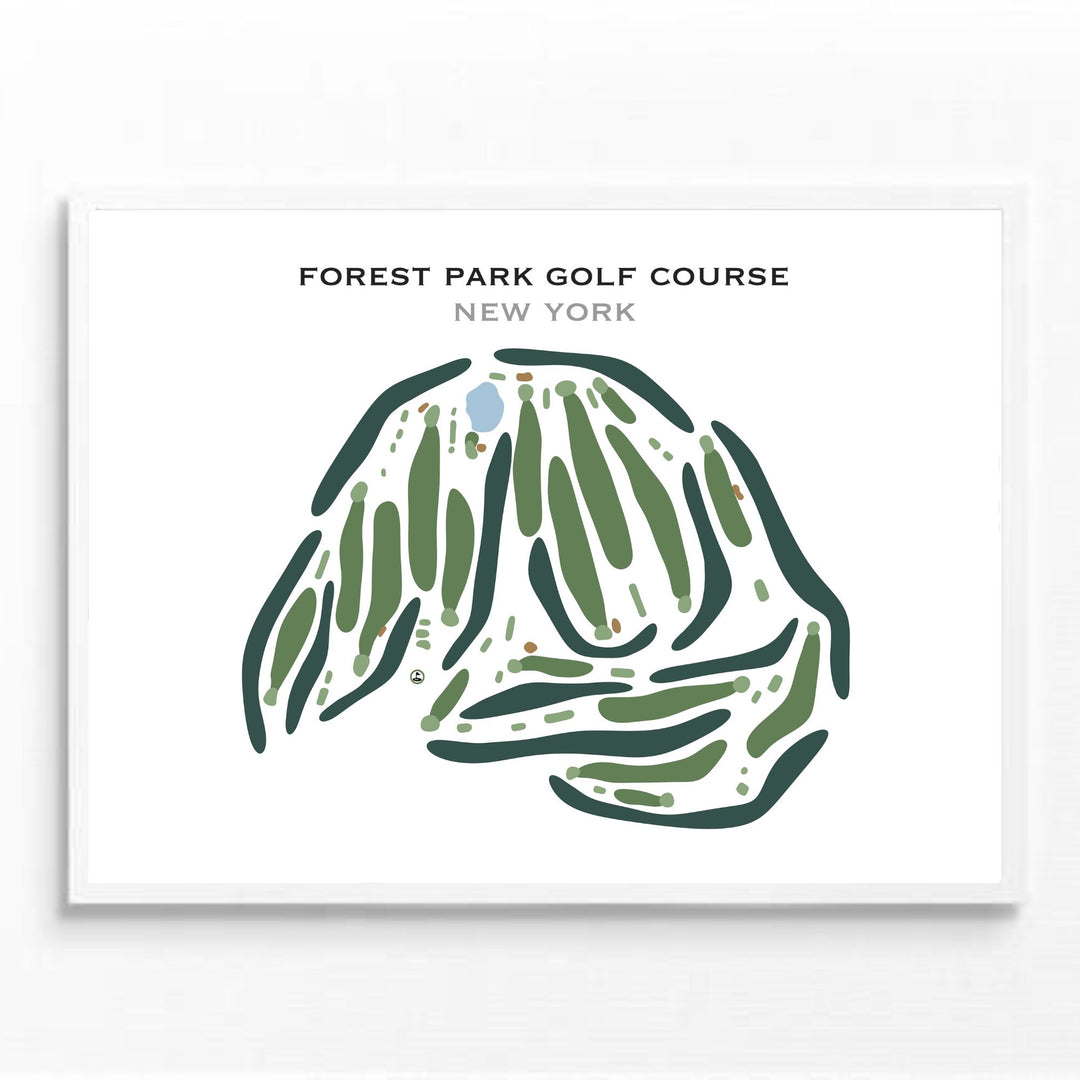 Forest Park Golf Course, New York - Printed Golf Course