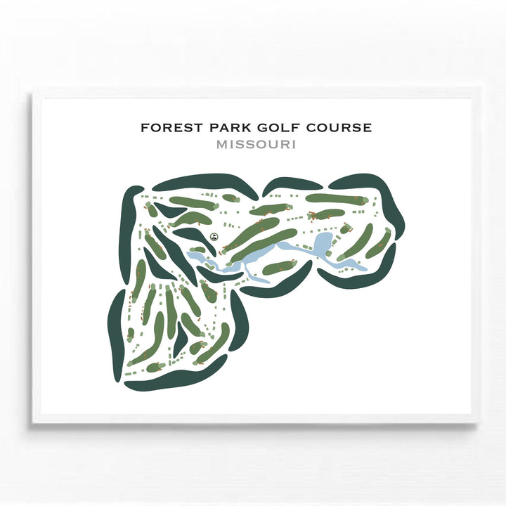 Forest Park Golf Course, Missouri - Printed Golf Courses