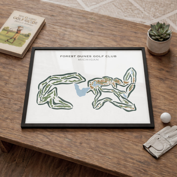 Forest Dunes Golf Club, Michigan - Printed Golf Courses