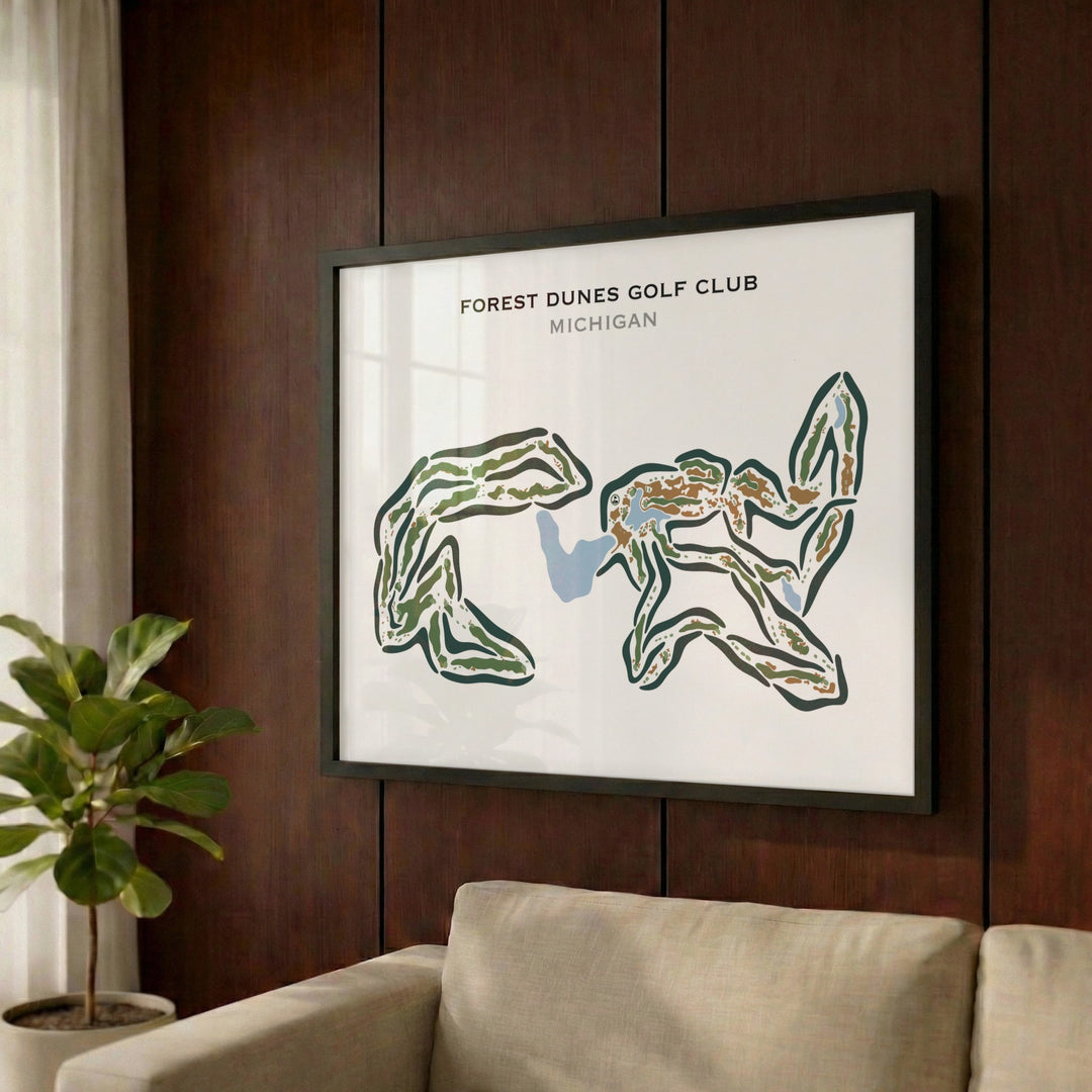 Forest Dunes Golf Club, Michigan - Printed Golf Courses