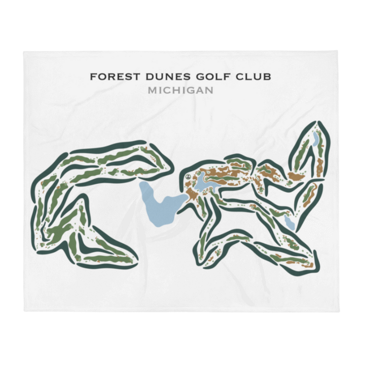 Forest Dunes Golf Club, Michigan - Printed Golf Courses