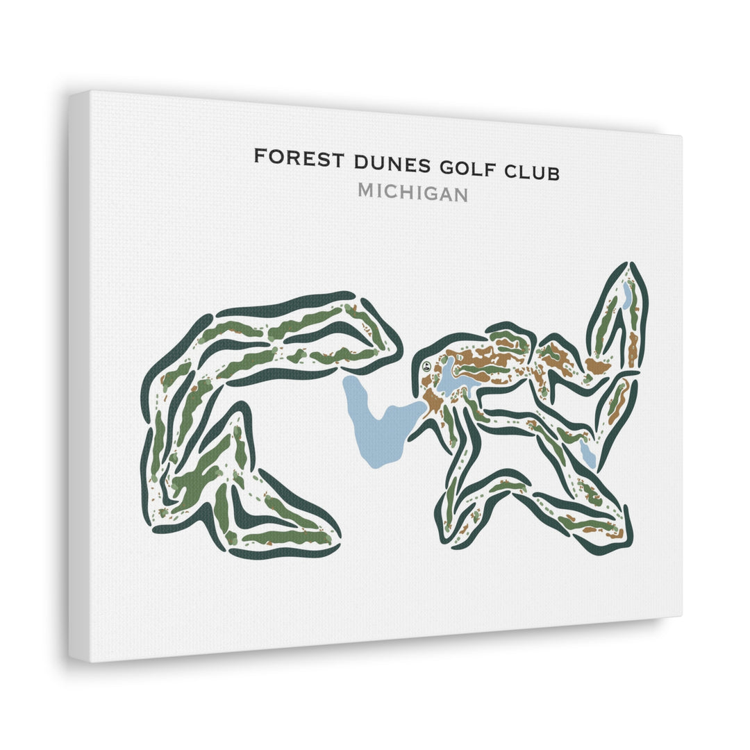 Forest Dunes Golf Club, Michigan - Printed Golf Courses