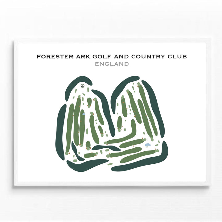 Forrester Park Golf & Country Club, England - Printed Golf Courses