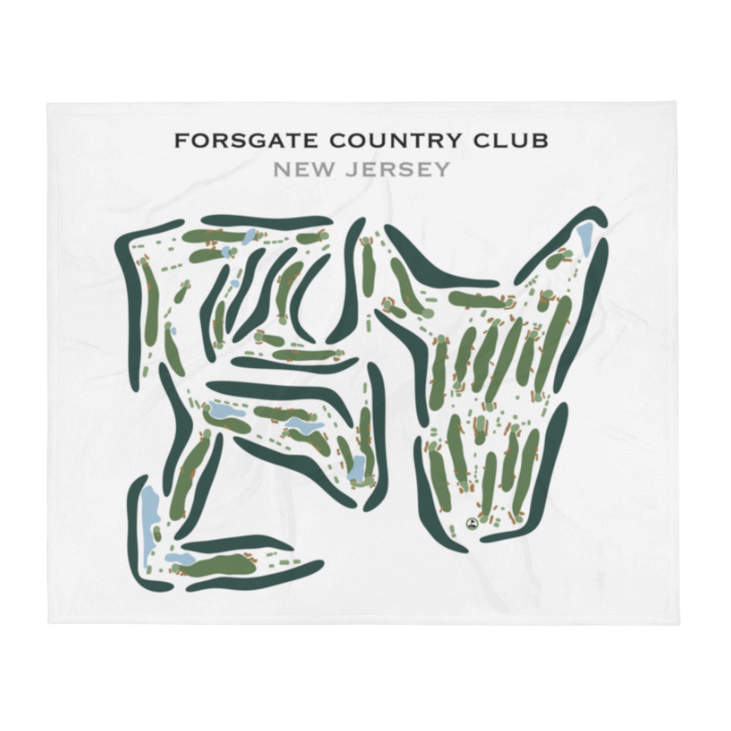 Forsgate Country Club, New Jersey - Printed Golf Course