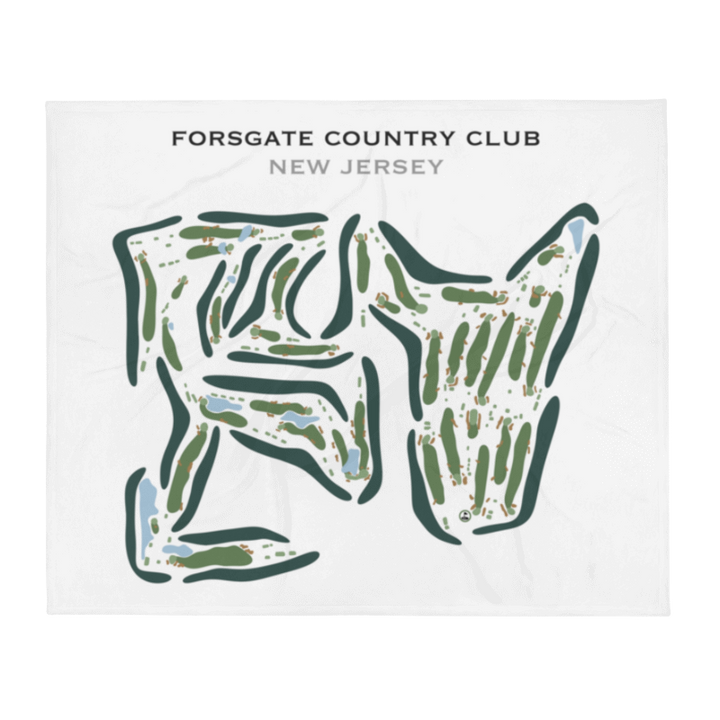 Forsgate Country Club, New Jersey - Printed Golf Course