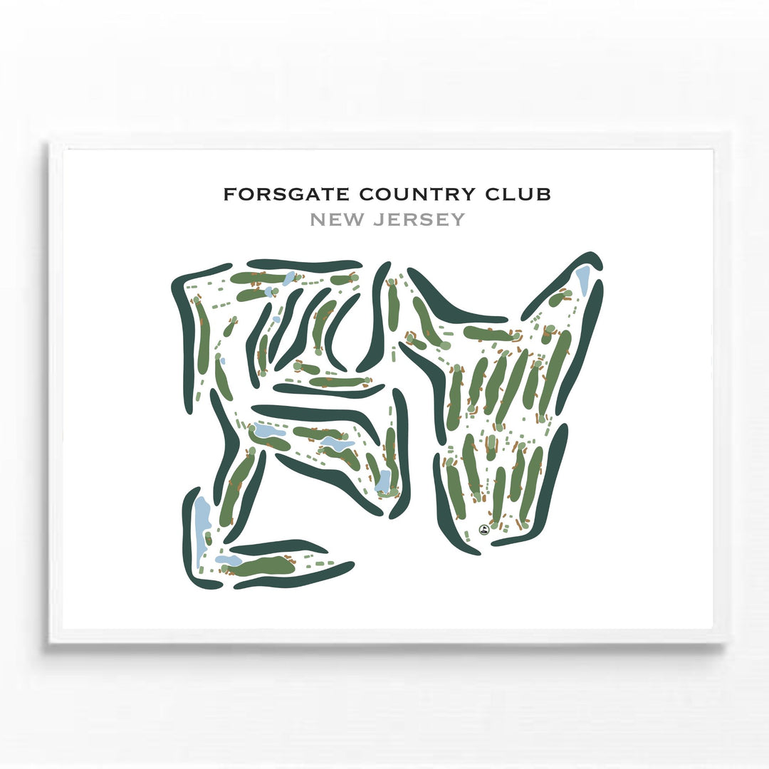 Forsgate Country Club, New Jersey - Printed Golf Course