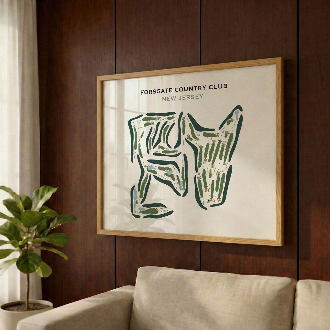 Forsgate Country Club, New Jersey - Printed Golf Course