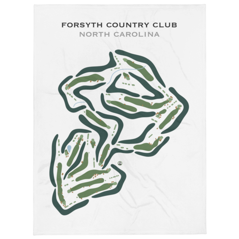 Forsyth Country Club, North Carolina - Printed Golf Courses