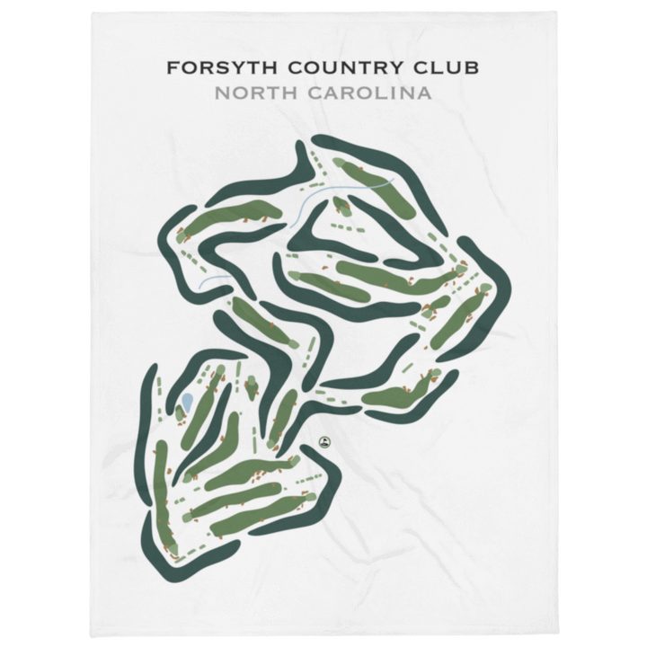 Forsyth Country Club, North Carolina - Printed Golf Courses