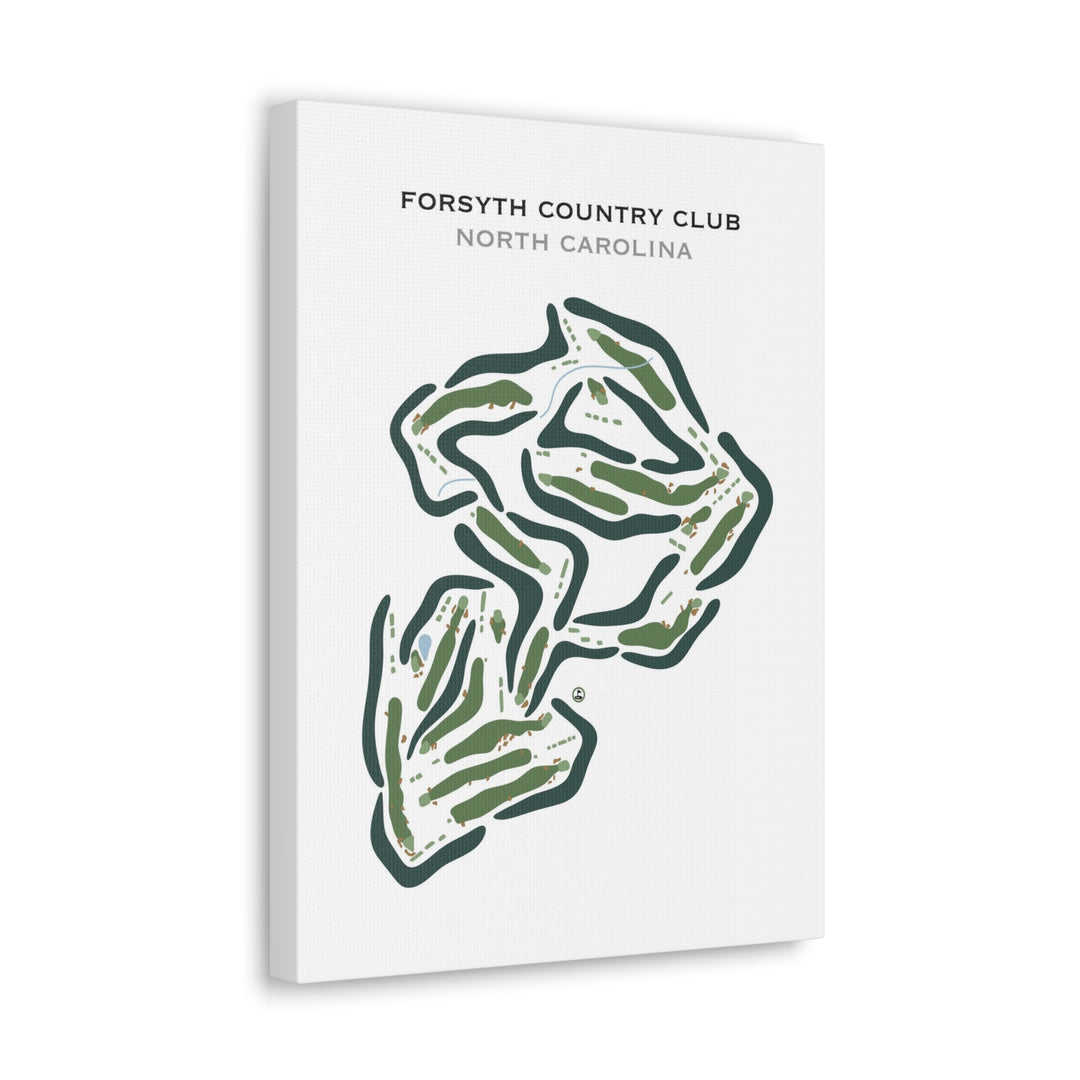 Forsyth Country Club, North Carolina - Printed Golf Courses