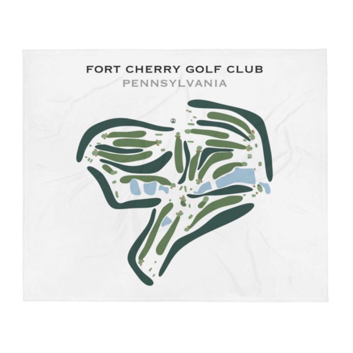 Fort Cherry Golf Club, Pennsylvania - Printed Golf Course