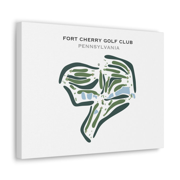 Fort Cherry Golf Club, Pennsylvania - Printed Golf Course