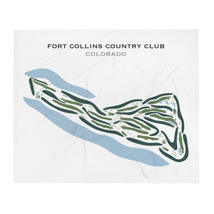 Fort Collins Country Club, Colorado - Printed Golf Courses