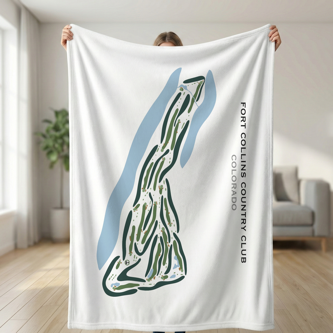 Fort Collins Country Club, Colorado - Printed Golf Courses
