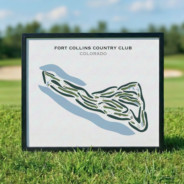 Fort Collins Country Club, Colorado - Printed Golf Courses