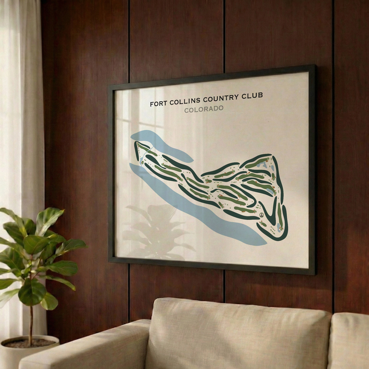 Fort Collins Country Club, Colorado - Printed Golf Courses