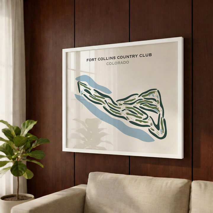 Fort Collins Country Club, Colorado - Printed Golf Courses