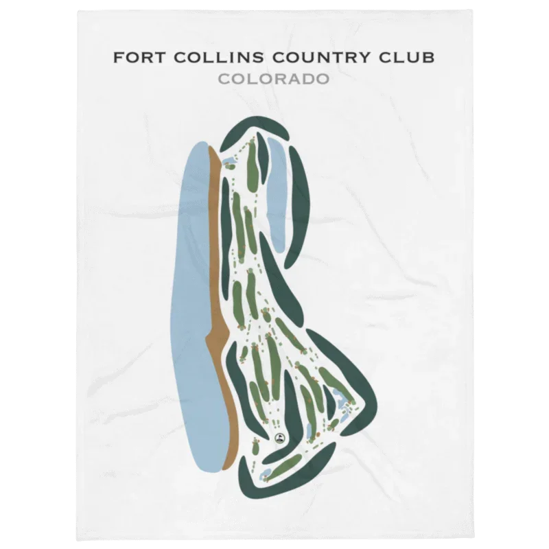 Fort Collins Country Club, Colorado - Printed Golf Courses