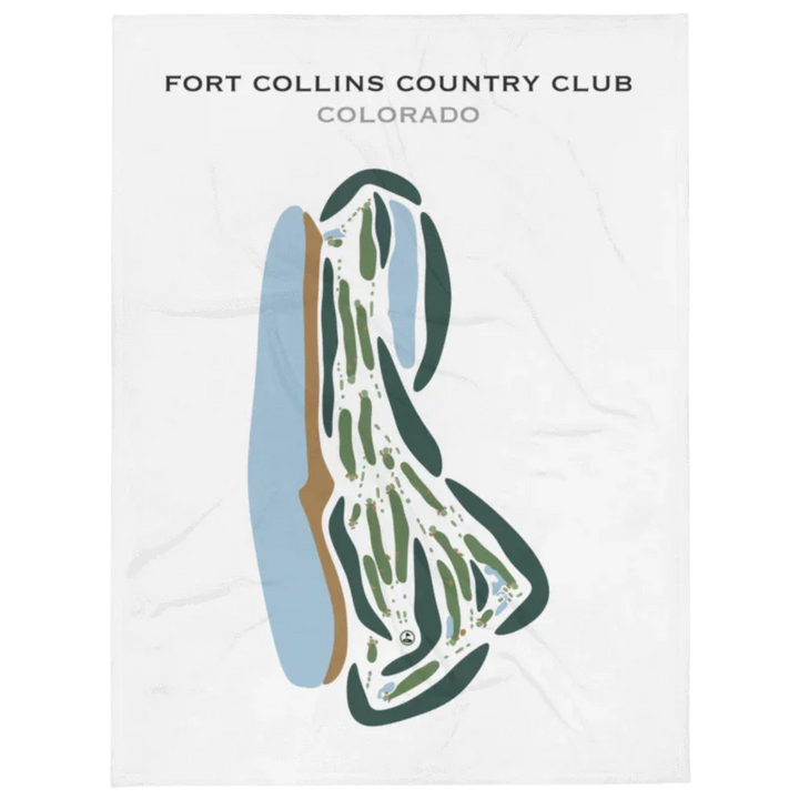 Fort Collins Country Club, Colorado - Printed Golf Courses