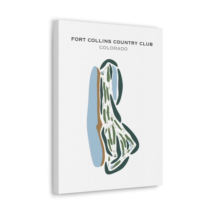 Fort Collins Country Club, Colorado - Printed Golf Courses